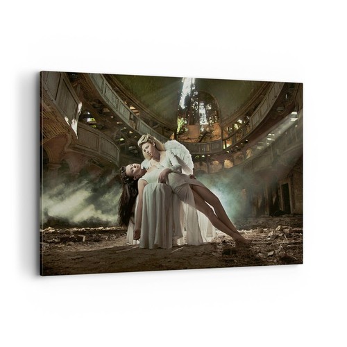 Quadro tela 120x80cm angeli - quadro,