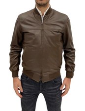 Giubbino giacca in vera pelle