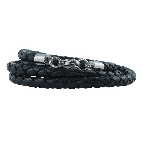 Collana pelle bracciale in - pelle,