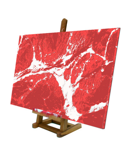 Quadro pop art carne - quadro,