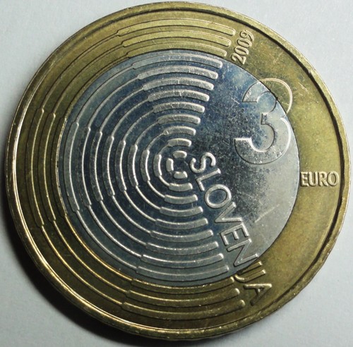 Moneta euro slovenia 2009 - moneta,