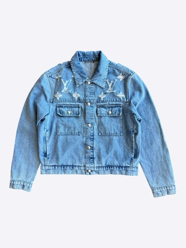 Louis vuitton blue distressed - vuitton,