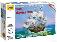 1:350 Zvezda Golden Hind Kit