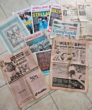 Napoli Giornali Poster Scudetto Maradona — Corriere & Gazzetta (Ed.  1987-2023)