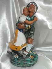 LEOPOLD ANZENGRUBER SACA Ceramica sesto fiorentino 1930 LEO tirolesi Lenci deco