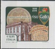2016 italia repubblica 160° Riso Gallo MNH