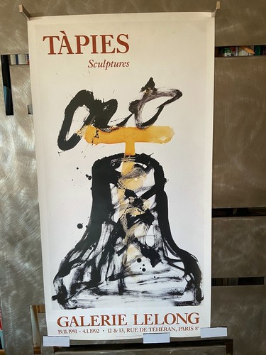 Affiche tapies sculptures 49x - sculptures,