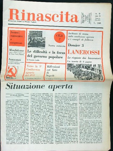 Rinascita 1973 - 9/1973, aa.vv.
