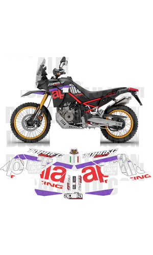 Adesivi tuareg 660 rally - adesivi,
