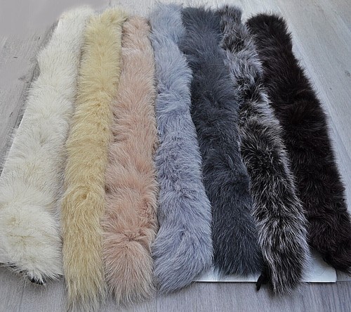 Foxfur trim sciarpa di - foxfur,