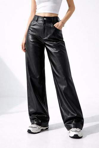 Pantaloni donna pelle a - pantaloni,
