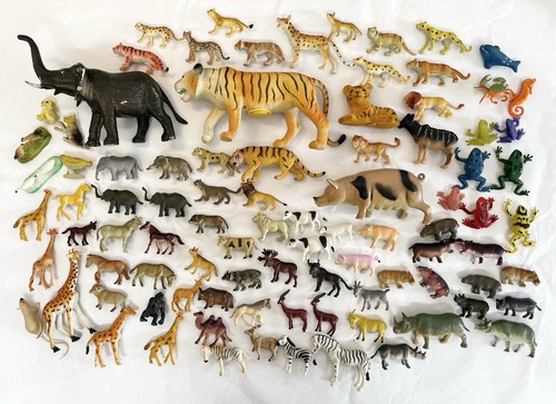 Lotto animali plastica dura - plastica,