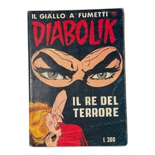 Diabolik n. 1 Il Re del Terrore prima ristampa costola bianca Astorina 1978