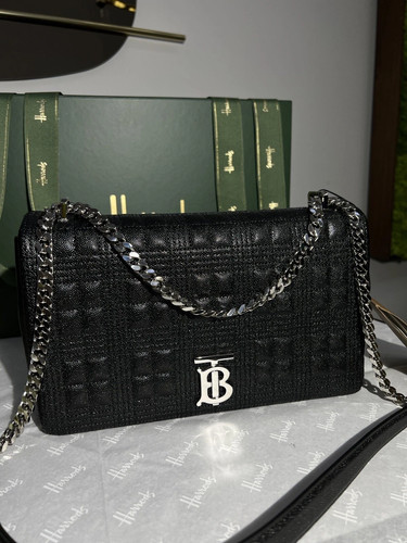 Borsa media burberry lola - lola, nera