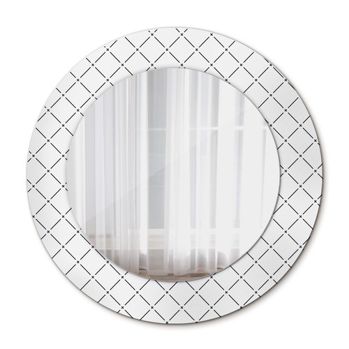 Lussuoso specchio rotondo - , con