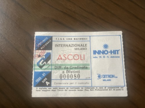Inter ascoli biglietto - inter-ascoli, biglietto/ticket