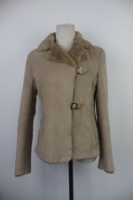 ARMANI JEANS GIUBBINO IMBOTTITO DONNA Tg 40 WOMAN CASUAL JACKET MONTONE CAMOSCIO