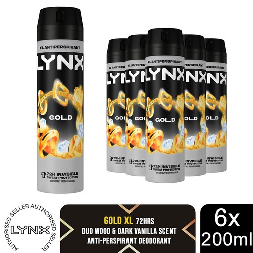 Lynx gold spray corpo - lynx,