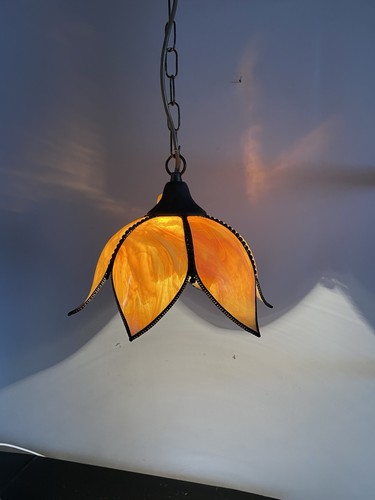 Vintage tiffany style slag - vintage,