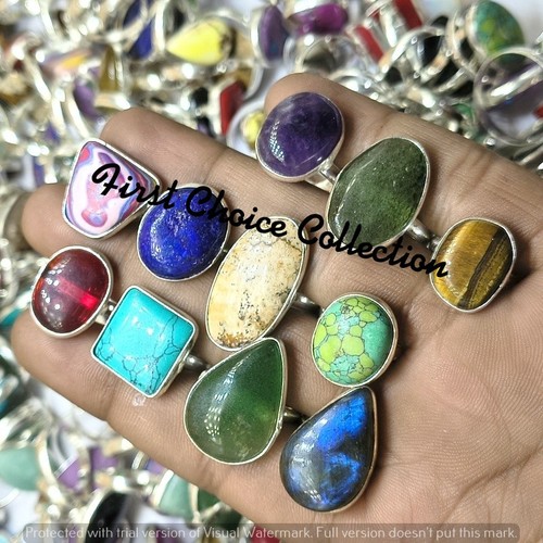 Lotto 100 pezzi anelli - lotto,