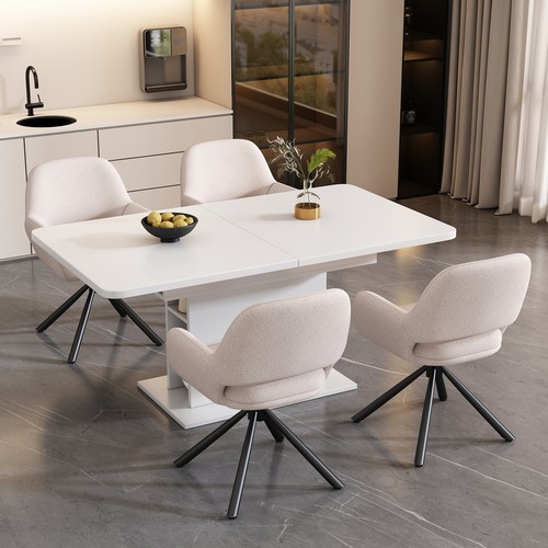 Set tavolo pranzo girevole - set,