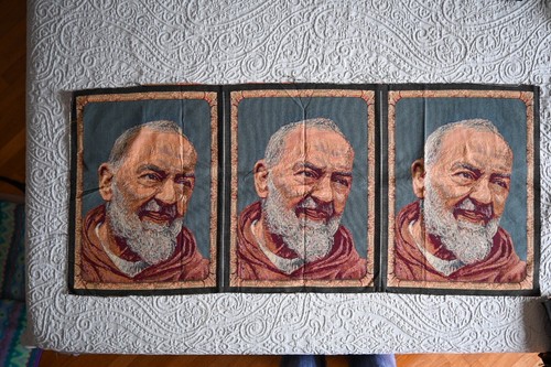 Arazzo sacro padre pio - padre,