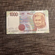 Banconota Mille 1000 Lire