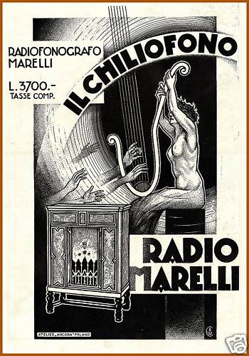 Pubblicita 1930 chiliofono - 1930,