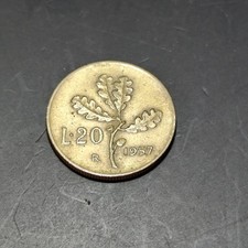 Moneta L. 20 (Lire) 1957 - Rara