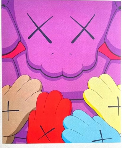 Kaws litografia firmata
