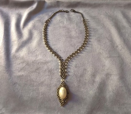 Necklace vintage braided - vintage,