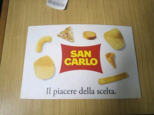 Insegna pubblicitaria patatine - insegna,