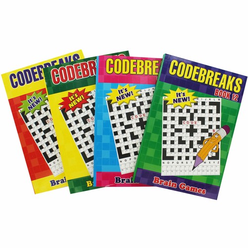 Code breaks puzzle books - code, x4