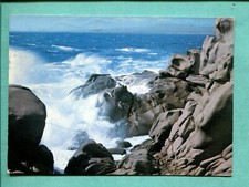 SANTA TERESA DI GALLURA-Mareggiata-Sullo sfondo la Corsica 1974