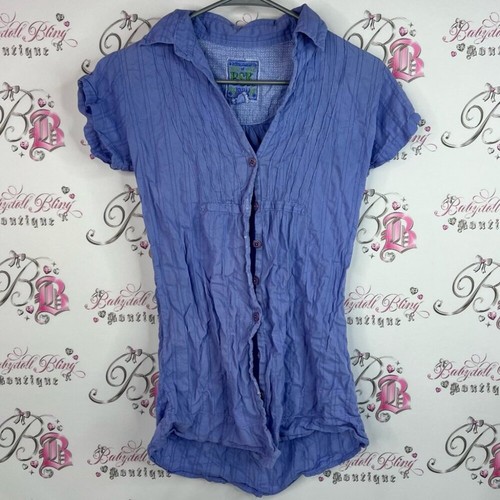 Bershka button collared - up,