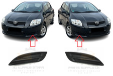 NUOVO PER TOYOTA AURIS 2007-2010 GRIGLIA FENDINEBBIA ANTERIORE SENZA SET COPPIA FORI FENDINEBBIA