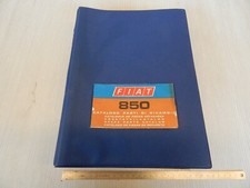 CATALOGO RICAMBI ORIGINALE 2 EDIZ 1971 FIAT 850 BERLINA COUPE SPIDER BERTONE