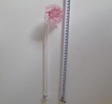 Ricambio per lampadario in vetro di Murano fiore cristallo rosa foro 16 mm 