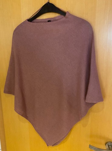 Poncho maglia fine