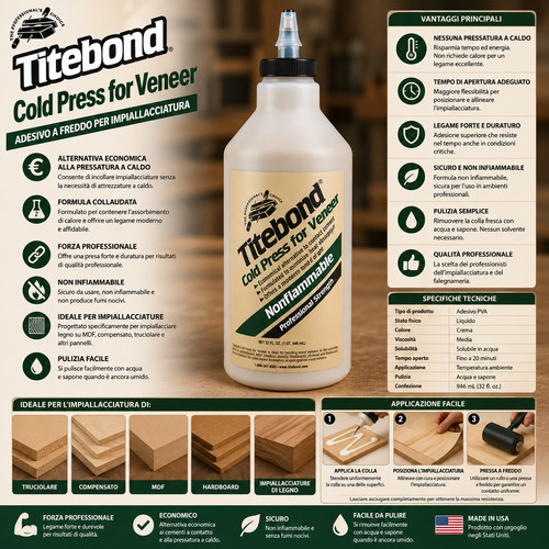 Titebond colla freddo - titebond, per