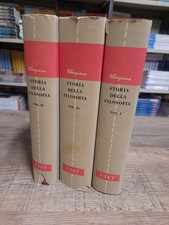 "Abbagnano" Storia della filosofia volumi 1/2/3 Utet