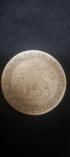 Lire repubblica veneta 1848 - 5,