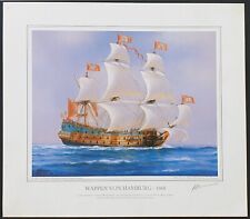 Stampa Tim Thompson 1993 Historic Warships Aemilia 1639 vascello olanda veliero