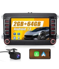 Autoradio Per VW Golf 5 6 Plus Polo Passat Tiguan Seat Carplay Android Auto GPS 