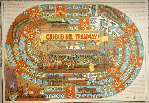 Giochi percorso tram - di, e
