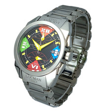 Orologio LOCMAN Cavallo Pazzo Titanio Cronografo Quarzo RIF. 161, 40 mm x 47 mm