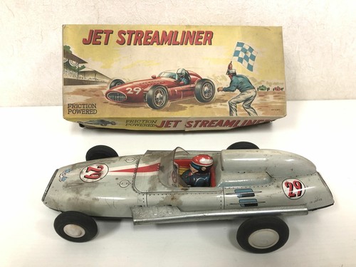 Y3968 tin toy jet streamliner - tin,