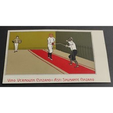 Cartolina Vino Vermouth Cinzano - Asti Spumante Cinzano