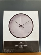 Georg Jensen Clock Black And