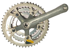 RARA RUOTA CATENA BICI SHIMANO FC-M550 DEORE LX BIOPACE SG 28/38/48 PEDIVELLA 170mm